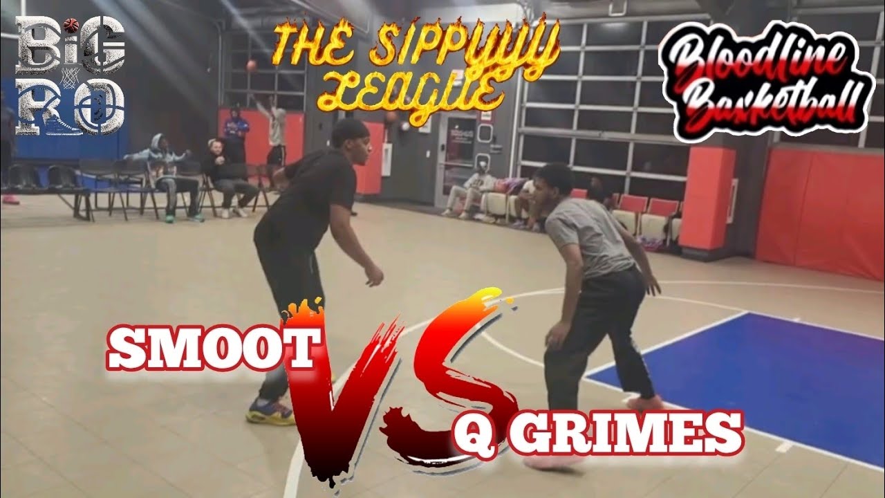 A BATTLE OF WILL!! | SIPPY LEAGUE: HELL LEAGUE 1V1: CHAPTER 1 | SMOOT VS Q GRIMES🔥🔥🏀🏀👀👀💪🏾💪🏾