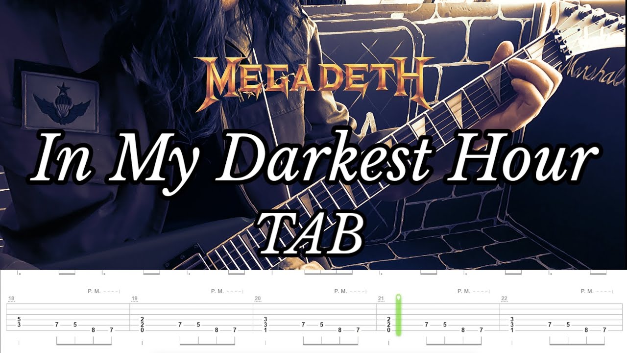 [TAB] In My Darkest Hour - Megadeth (Jackson J32 King V)