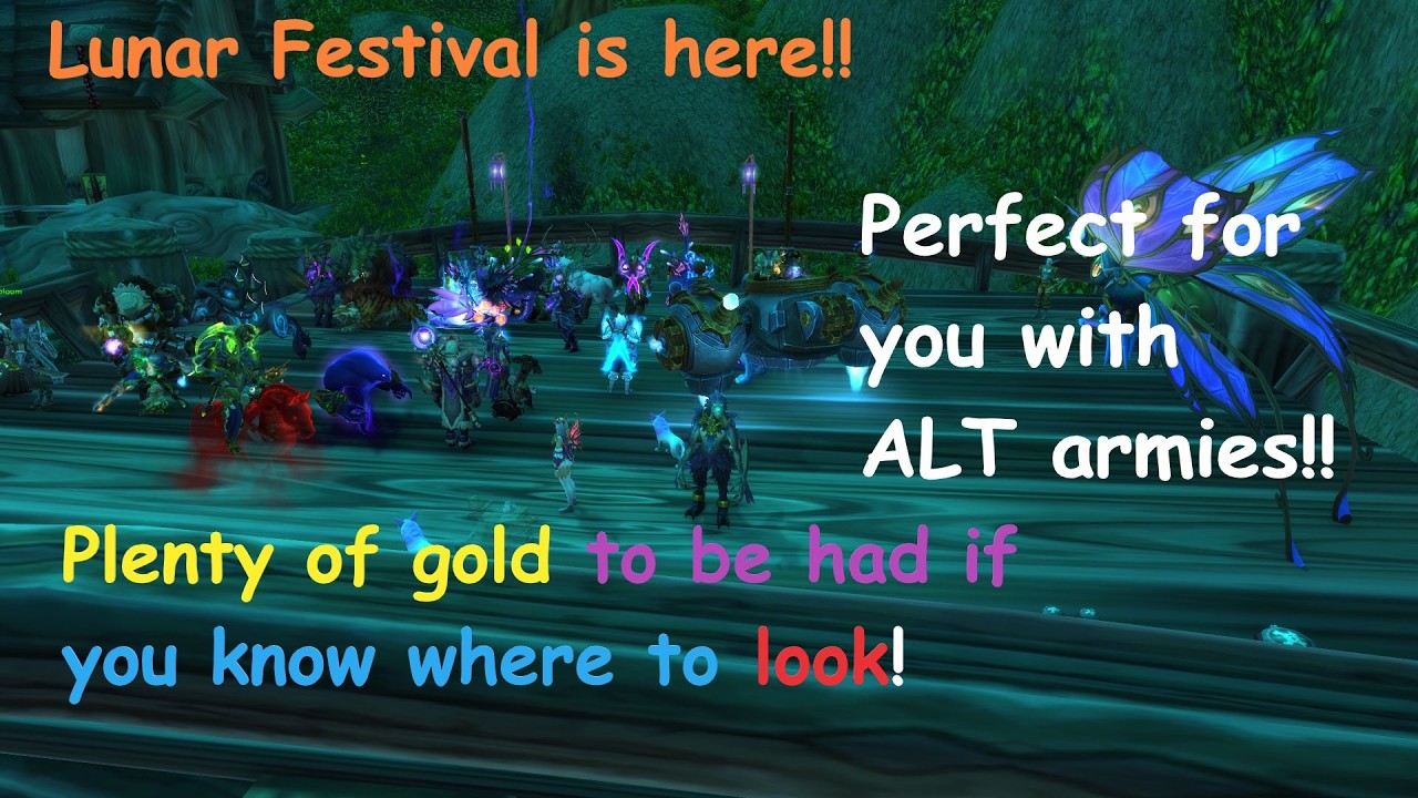 Make TONS GOLD with Lunar Festival!!