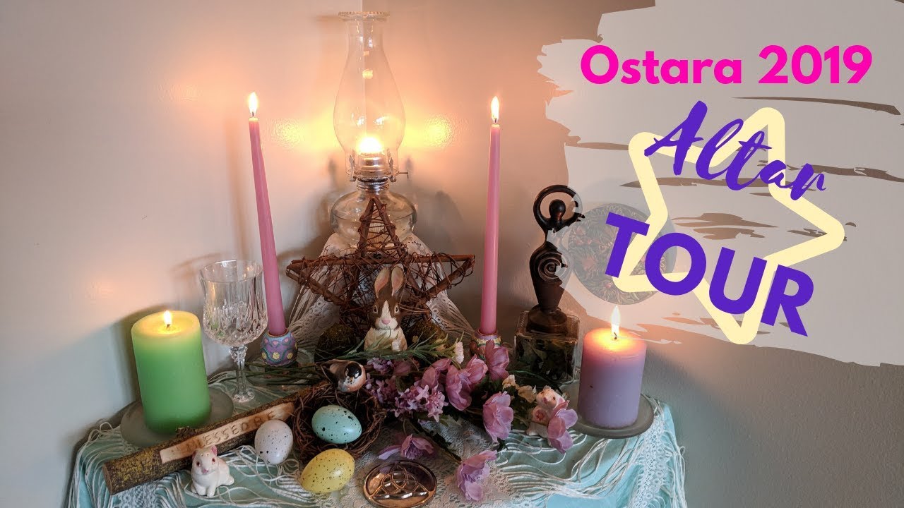 Altar Tour: Ostara 2019 - Tour and Decorate with me! [Altar Tours 2019]