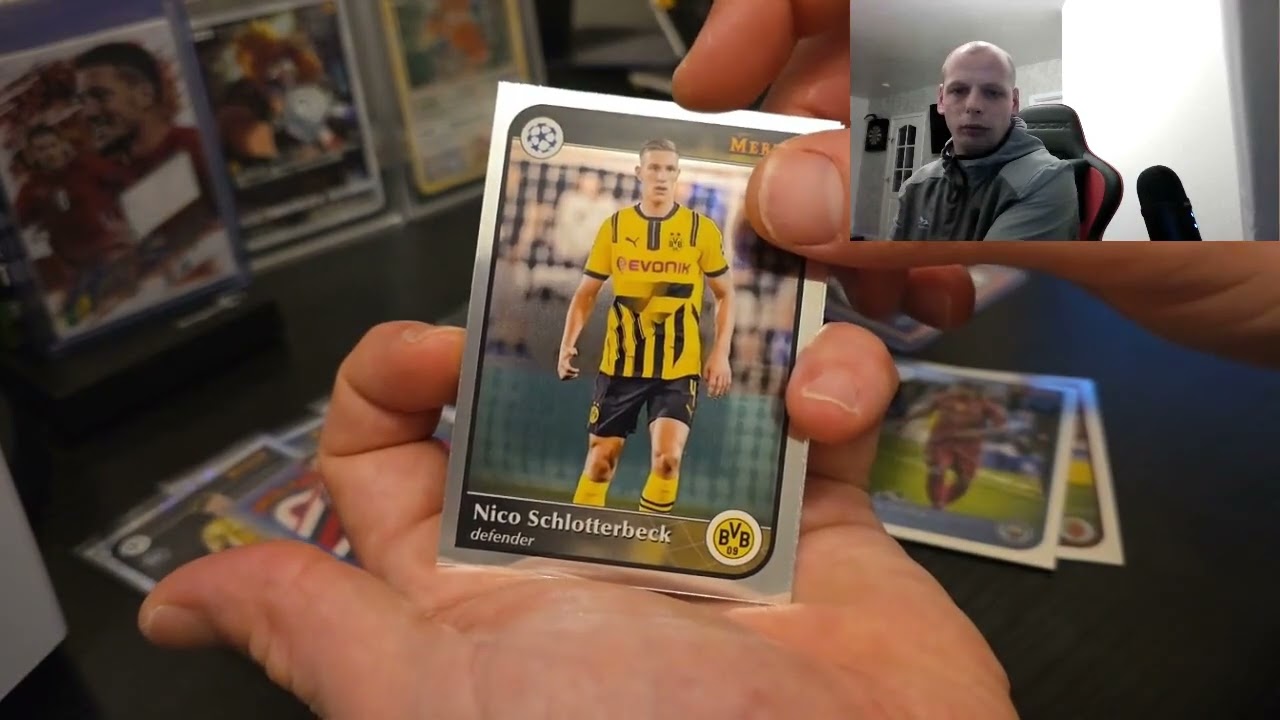 We hit 2 numbered cards from the merlin blasters #footballcards #toppsmerlin 