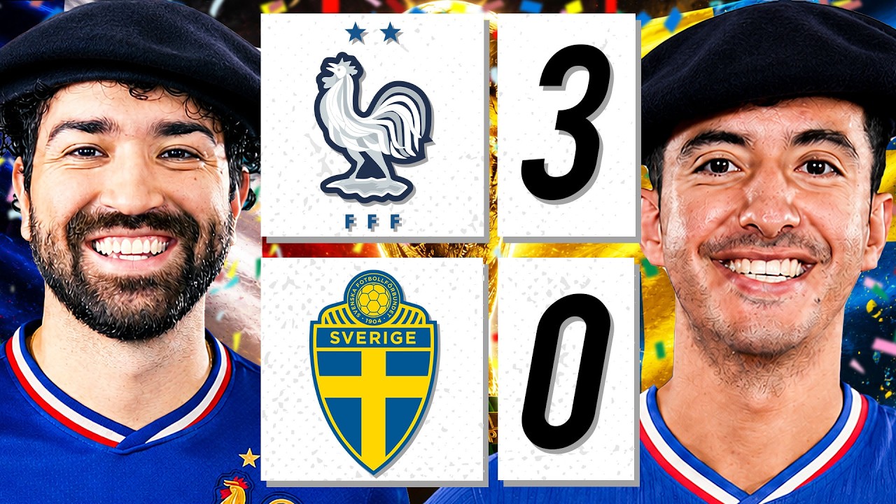 МАСТЕР-КЛАСС ОТ МБАППЕ И ОЛИСЕ! 🙌 ФРАНЦИЯ 3-0 ШВЕЦИЯ (РЕАКЦИЯ)