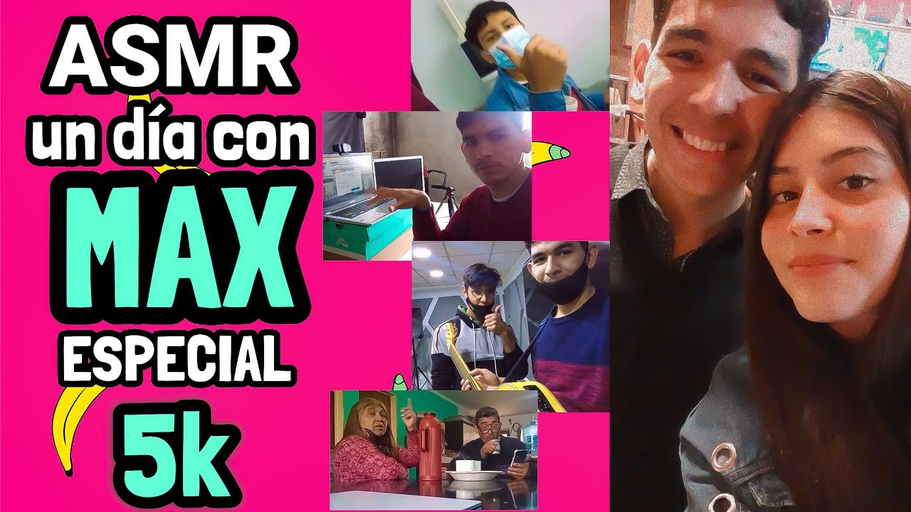UN DÍA CON MAX ESPECIAL 5K!! ASMR en ESPAÑOL ~ MOUTH SONDS + SUSURROS