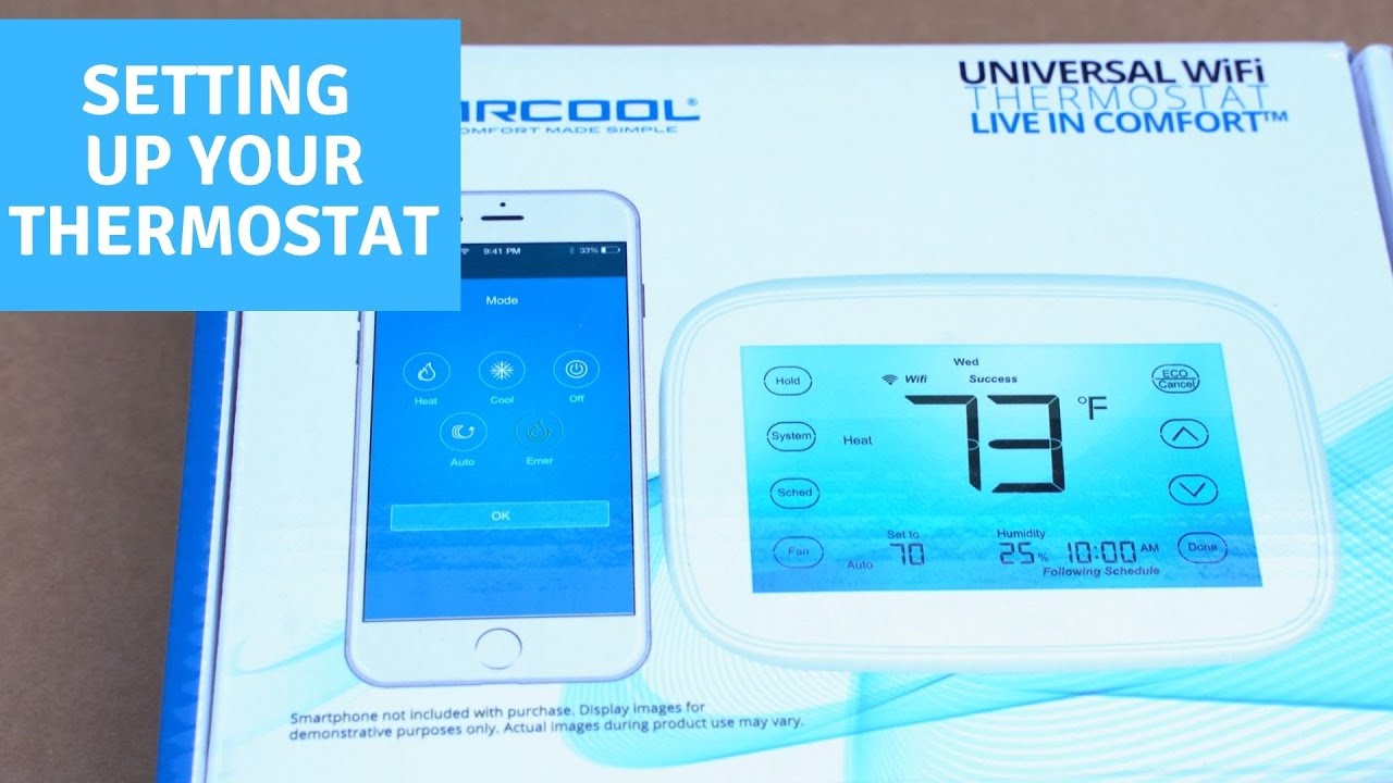 Как настроить универсальный Wi-Fi-термостат MrCool