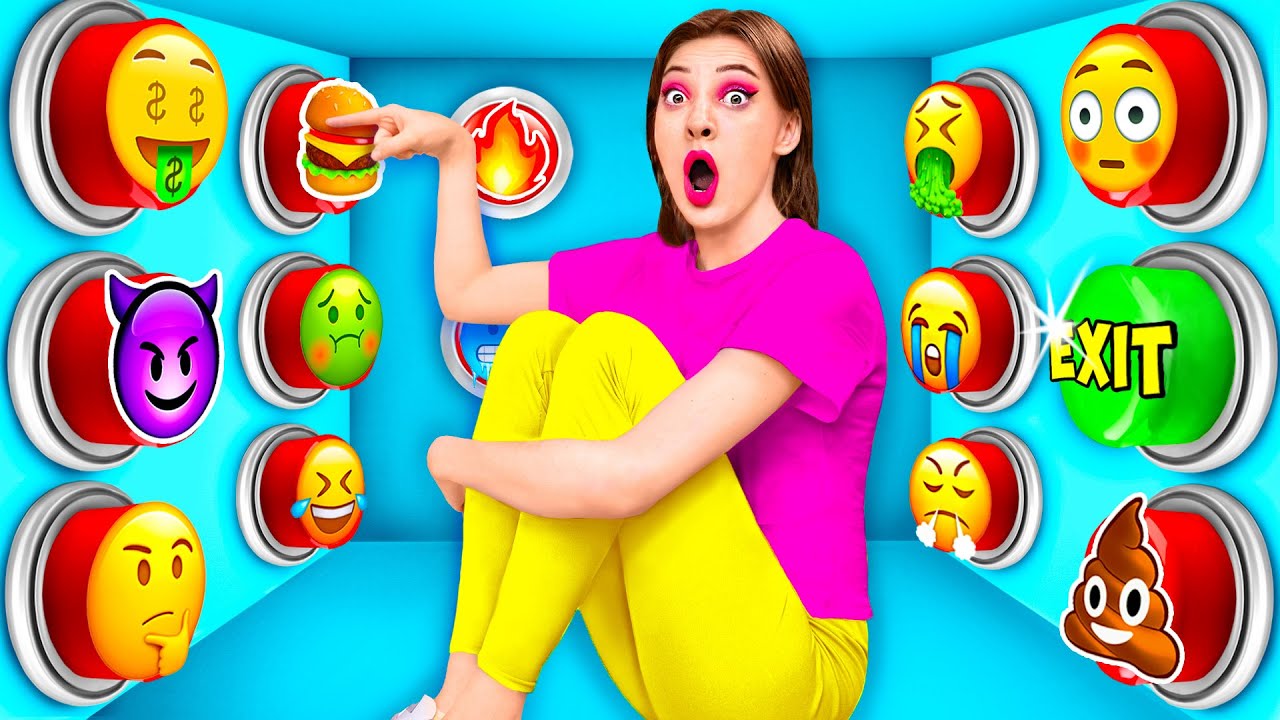 تحدي الـ 1000 زر غامض | المأجورون المطبخ مضحك RaPaPa Best