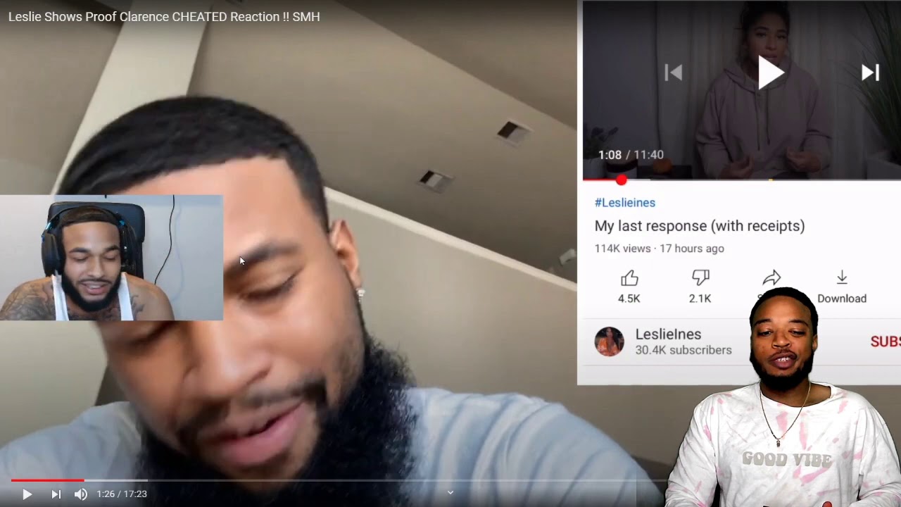 Clarencenyc reacts to Chris 
