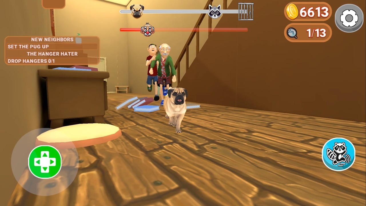 Raccoon Prankster and Grandpa - Gameplay Walkthrough Part 3 (Android, iOS)
