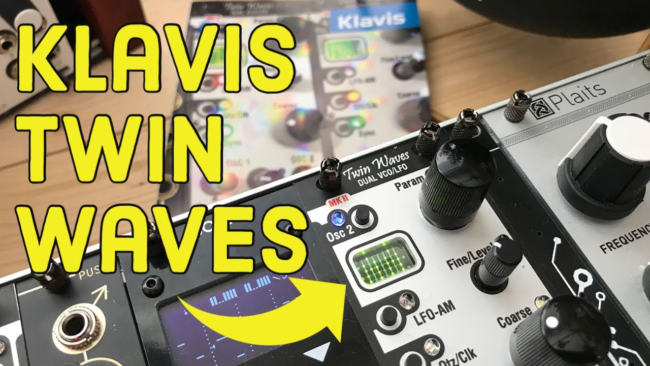 Chilling with Klavis Twin Waves over Easter. Ambient eurorack modular jam 4K
