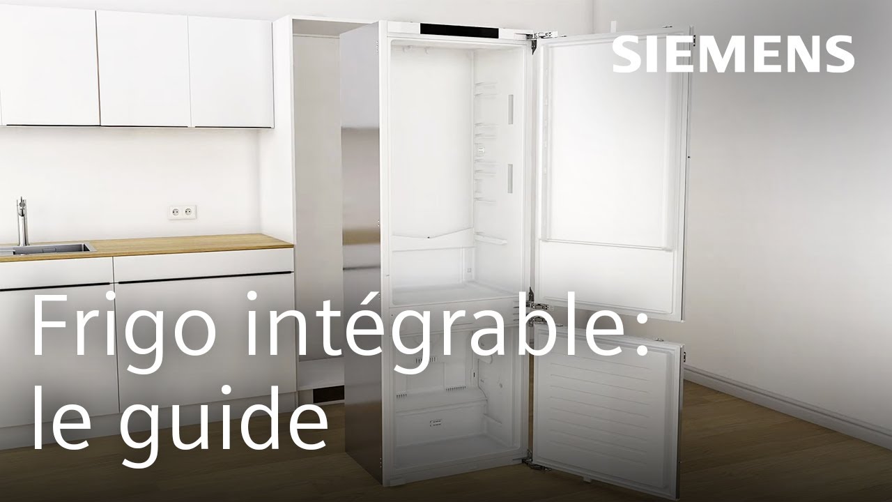 Comment installer un r&eacute;frig&eacute;rateur-cong&eacute;lateur int&eacute;grable &agrave; pantographes | Siemens Home France