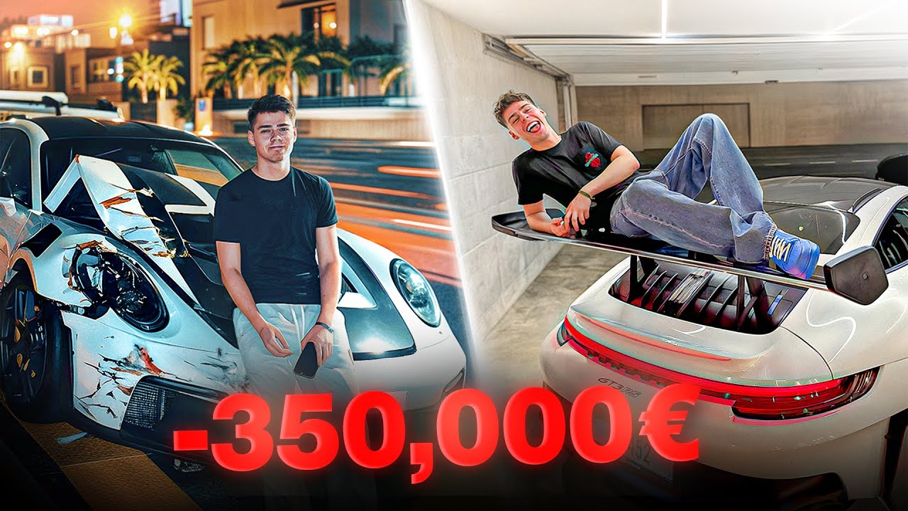 je CRASH ma GT3RS 4 jours après l'avoir achetée