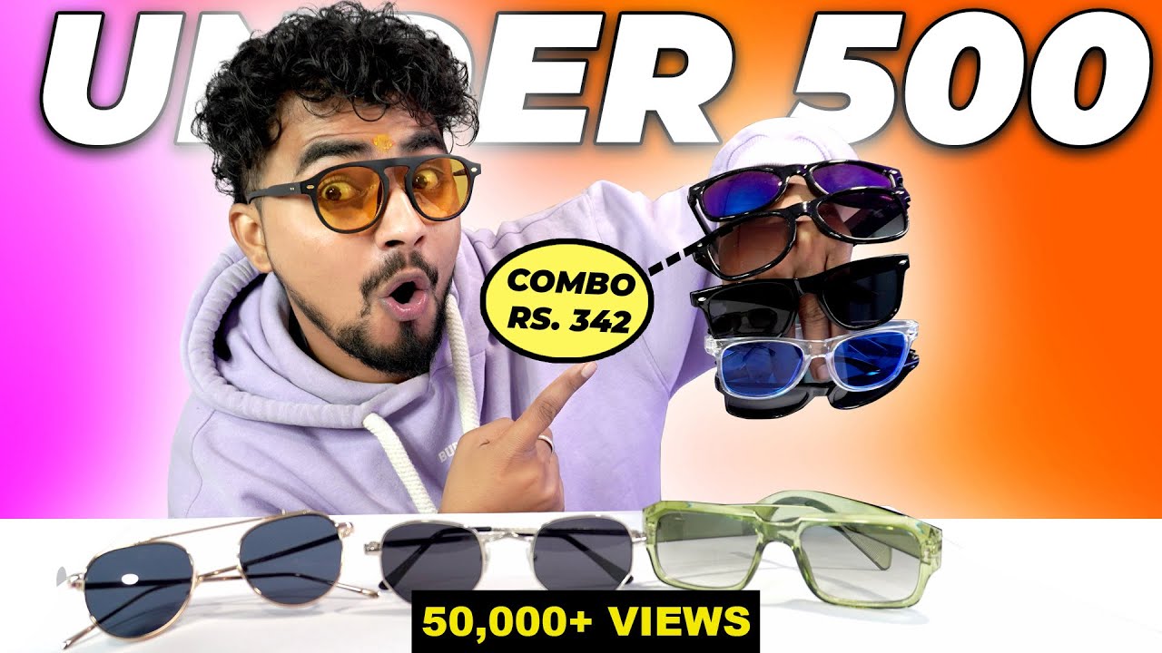 🔥Top 7 Best Budget Sunglasses/Spectacles for Every Face Shape | Amazon Eyewear for MEN