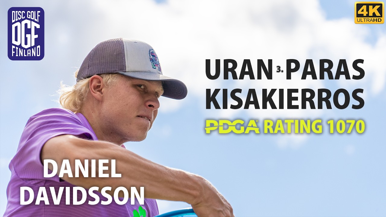 Daniel Davidsson, URAN 3. PARAS KISAKIERROS (PDGA Rating 1070), SM-FINAALI 2025