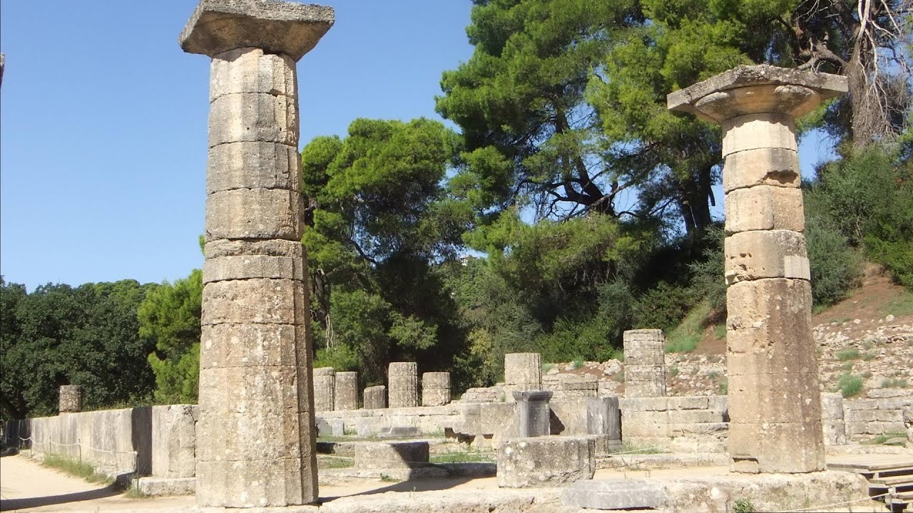 3D OLYMPIA, GREECE - Side by Side 3-D