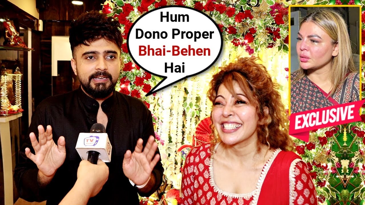 Adil Khan Durrani At Sister Rajshree More Ganpati Maha Aarti Dismissing Rakhi Sawant Fake Allegation