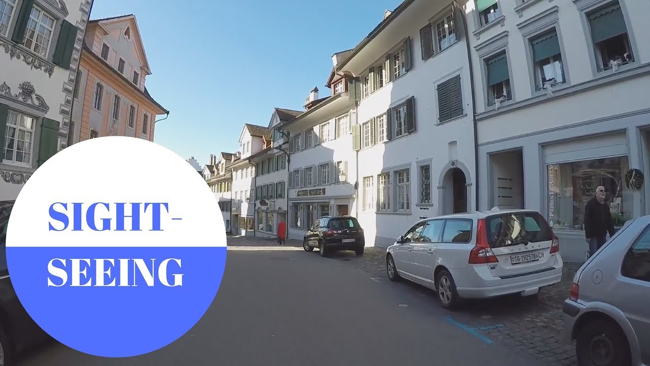 Sightseeing in Bischofszell in SWITZERLAND