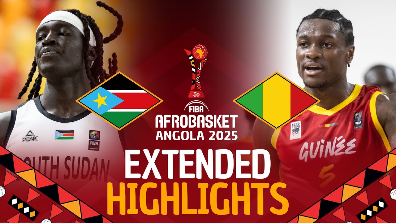 South Sudan 🇸🇸 vs Guinea 🇬🇳 | Extended Highlights | #AfroBasket 2025