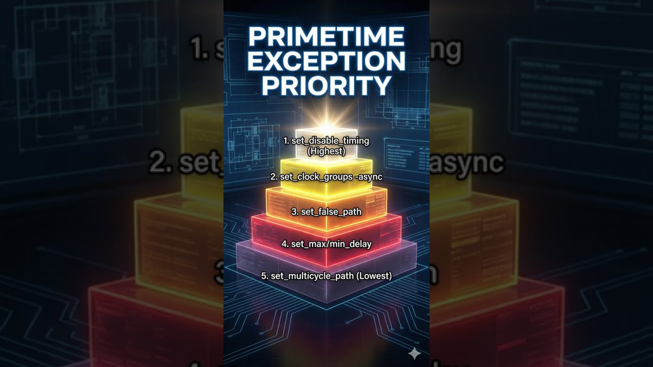 Timing Exception Priority in PrimeTime | False Path vs MCP vs Disable Timing | STA Signoff Explained