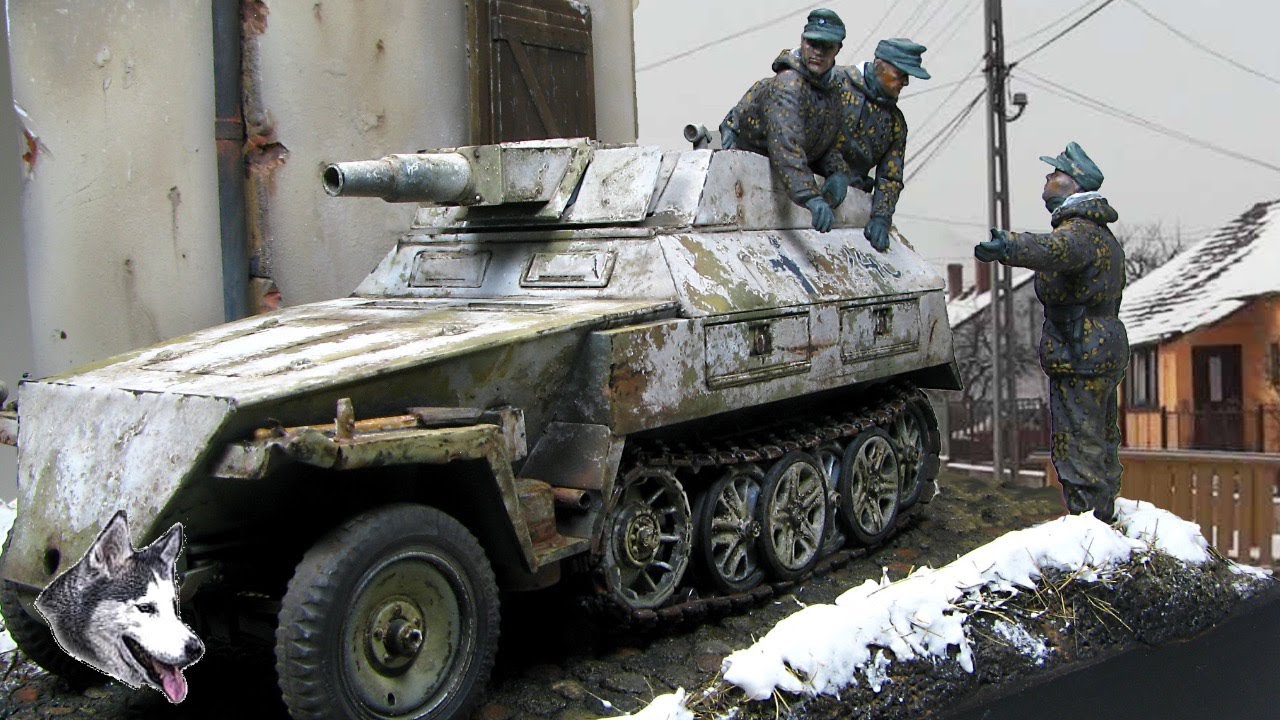 Диорама «Операция Конрад» в масштабе 1/35.