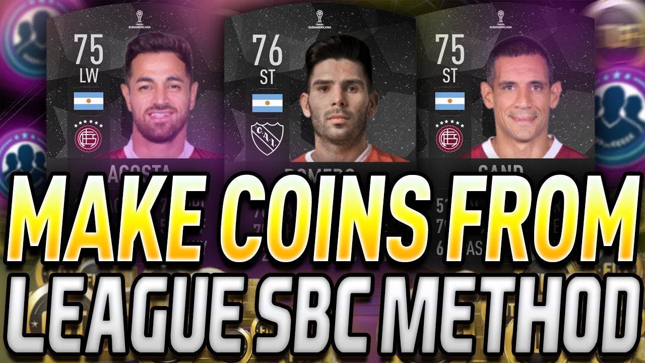 HOW TO TRADE AND MAKE COINS FROM LEAGUE SBC METHOD! LEAGUE SBC METHOD FOR PROFIT! FIFA 22 TRADING