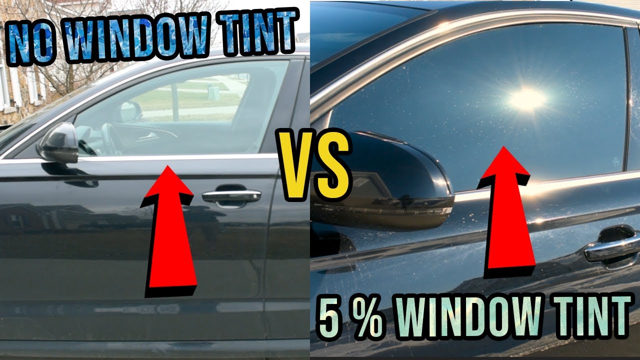 5% Window Tint! Is It too dark to drive? No Window Tint Vs. 5% Window Tint on 2015 Audi A6