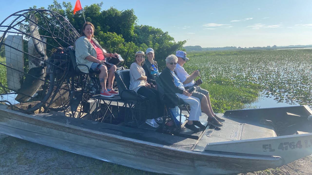 GATOR NESTS AND SO MUCH MORE! Airboat Wildlife Adventures, Sebring, FL