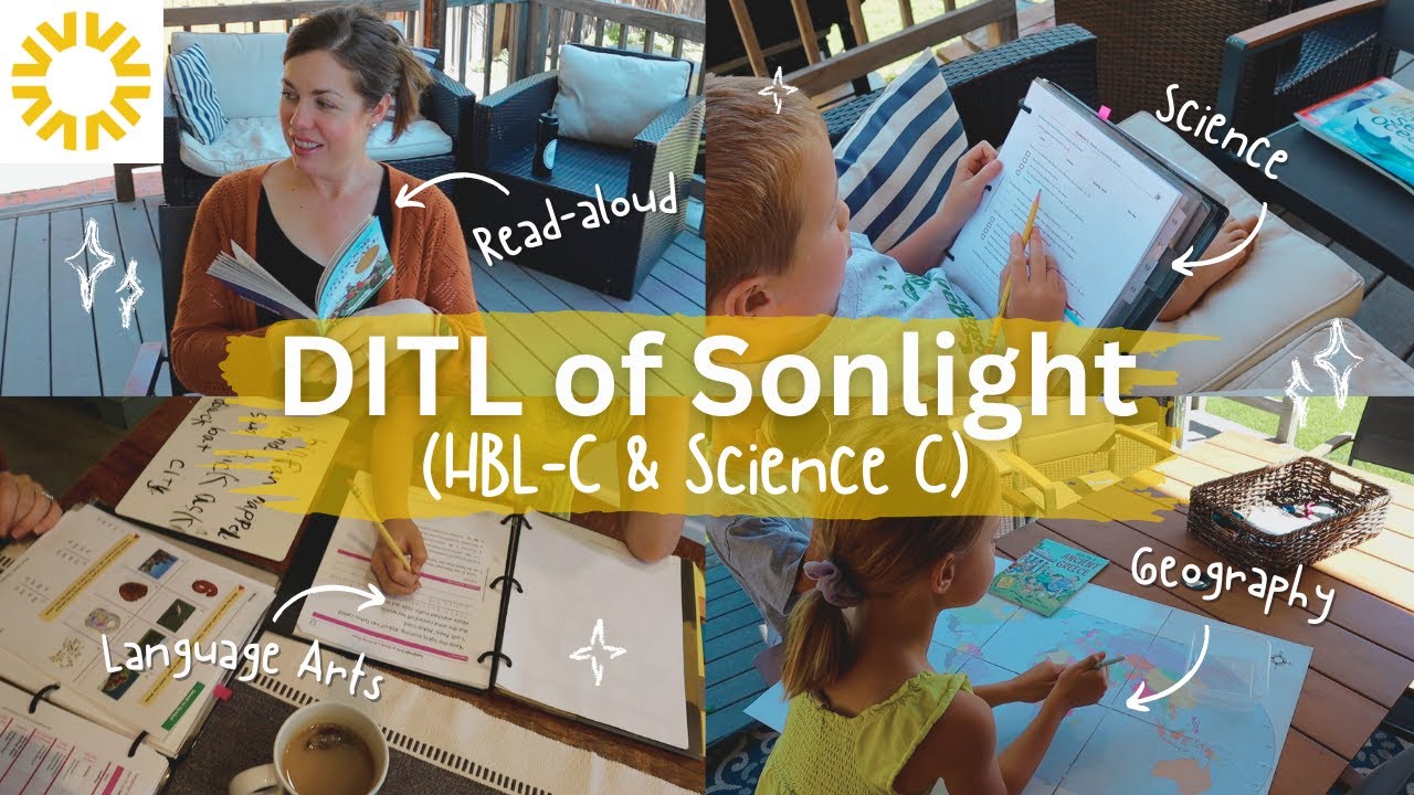 Day in the Life of Sonlight HBL-C, Science C, Language Arts 4 and Language Arts 3