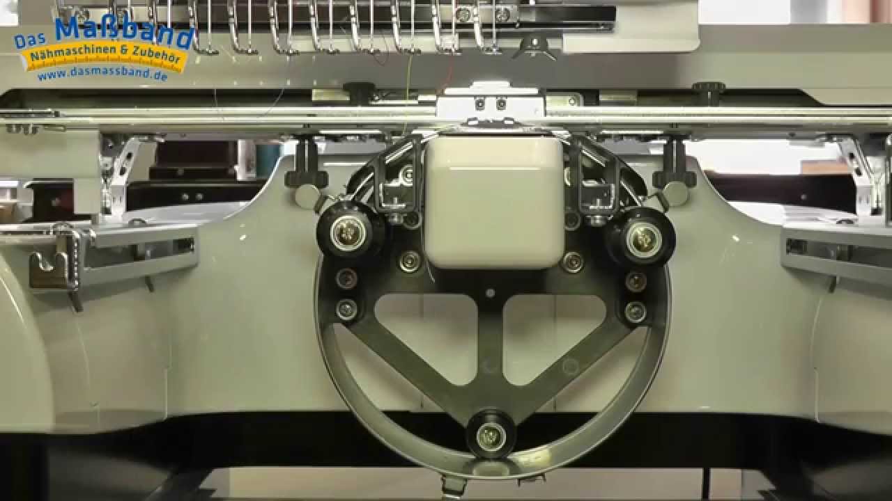 Montage vom Kappenrahmen für Brother PR-Serie Stickmaschinen