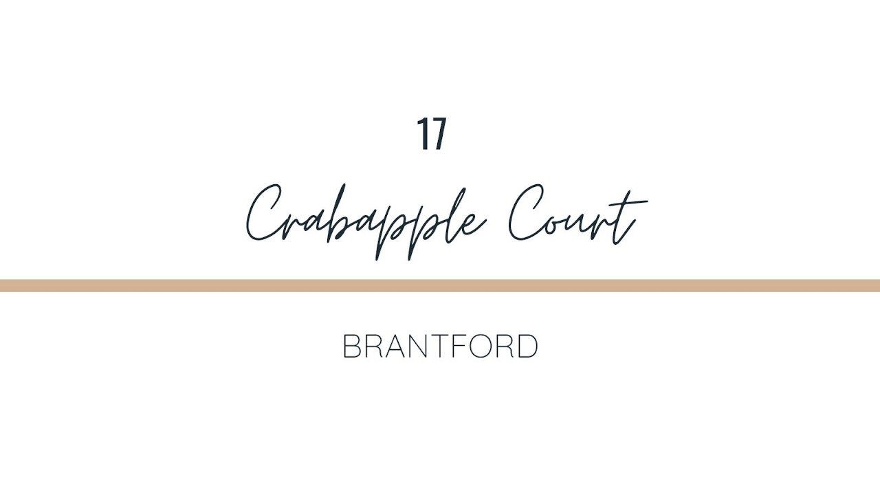 House For Sale: 17 Crabapple Court, Brantford