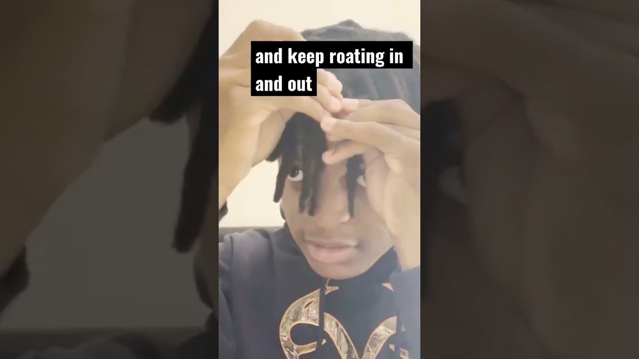 How to use crochet hook on dreads 