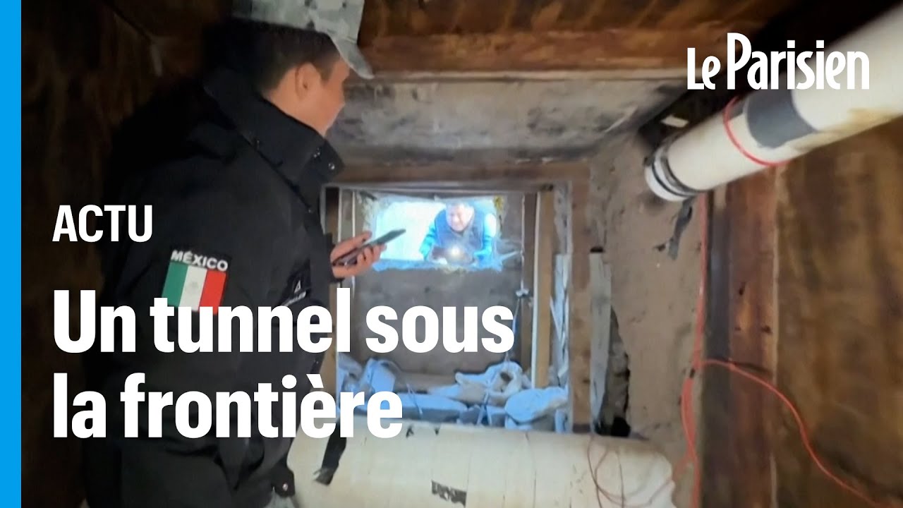 Un tunnel cach&eacute; par des &eacute;gouts d&eacute;couvert entre le Mexique et les &Eacute;tats-Unis
