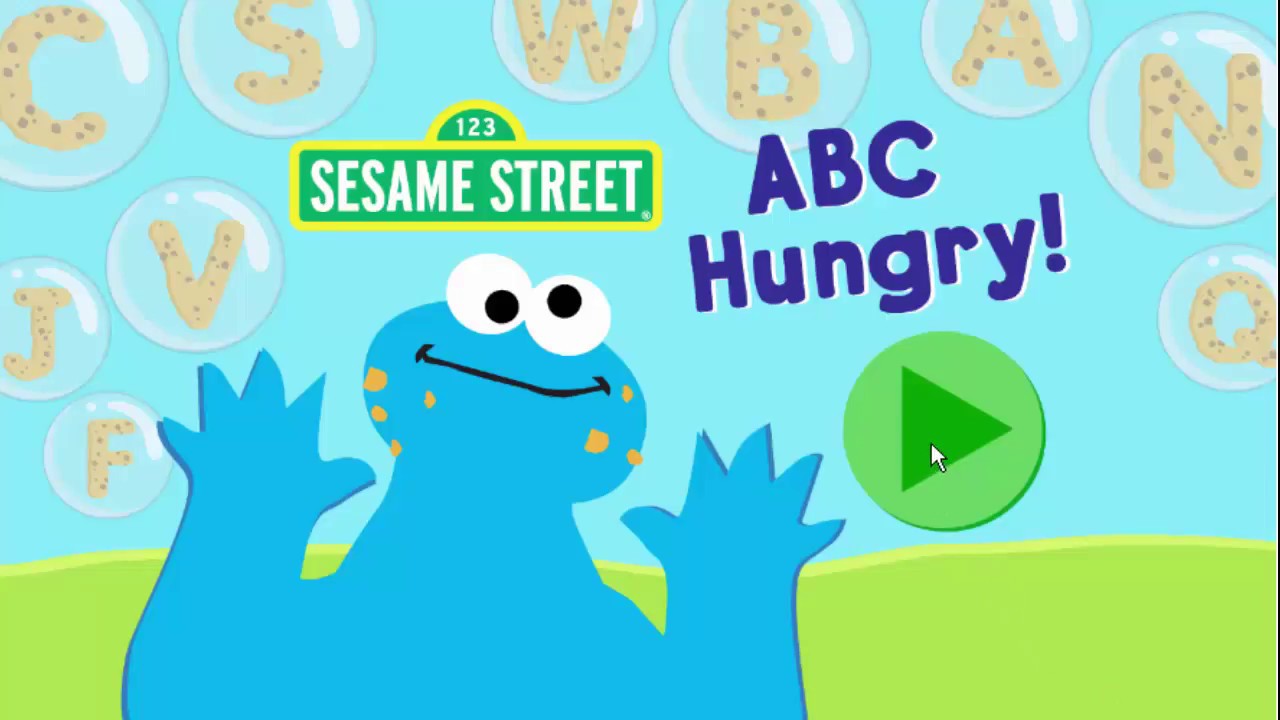ABC Hungry|123 Sesame Street|Baby learning words|Fun game for baby