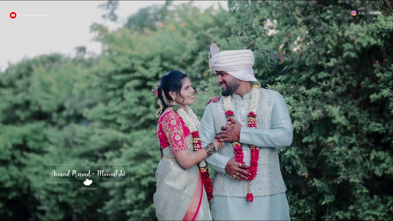 Anand Prasad & Meenakshii || Engagement2025|| By #Allulanaveenstudios #Adilabad.9949014514