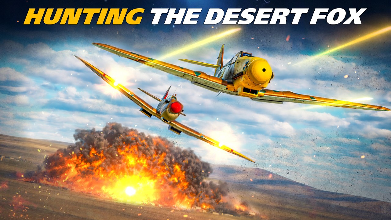 Spitfire Vs bf-109 | Hunting The Desert Fox | Afrika Korps | Digital Combat Simulator | DCS |