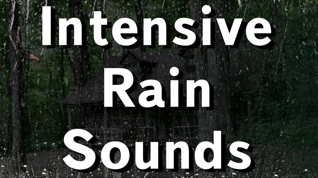 Sleep better with soothing heavy hammering rain sound #5