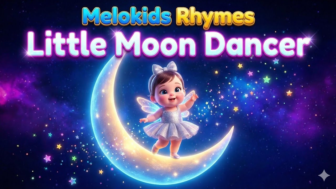 Little Moon Dancer | Magical Bedtime Rhymes for Kids | Melokids Rhymes