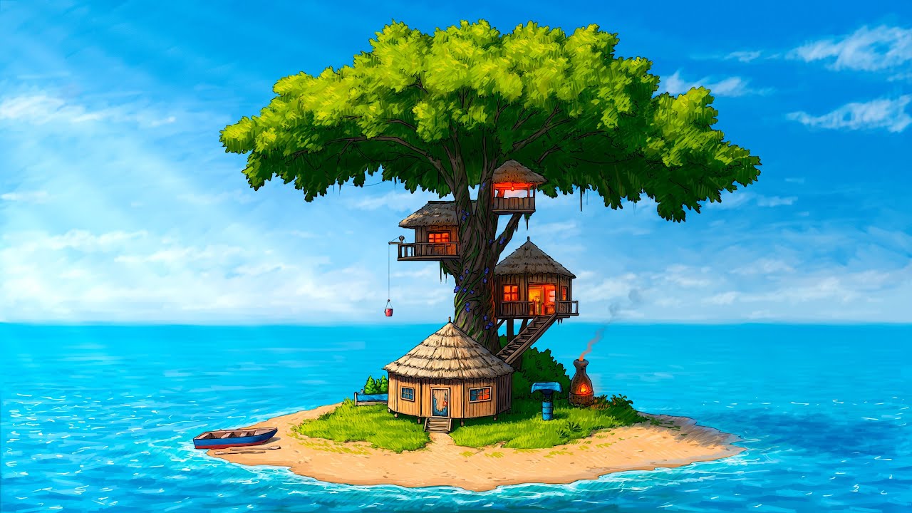 I Lived on a stranded island in Official Rust...