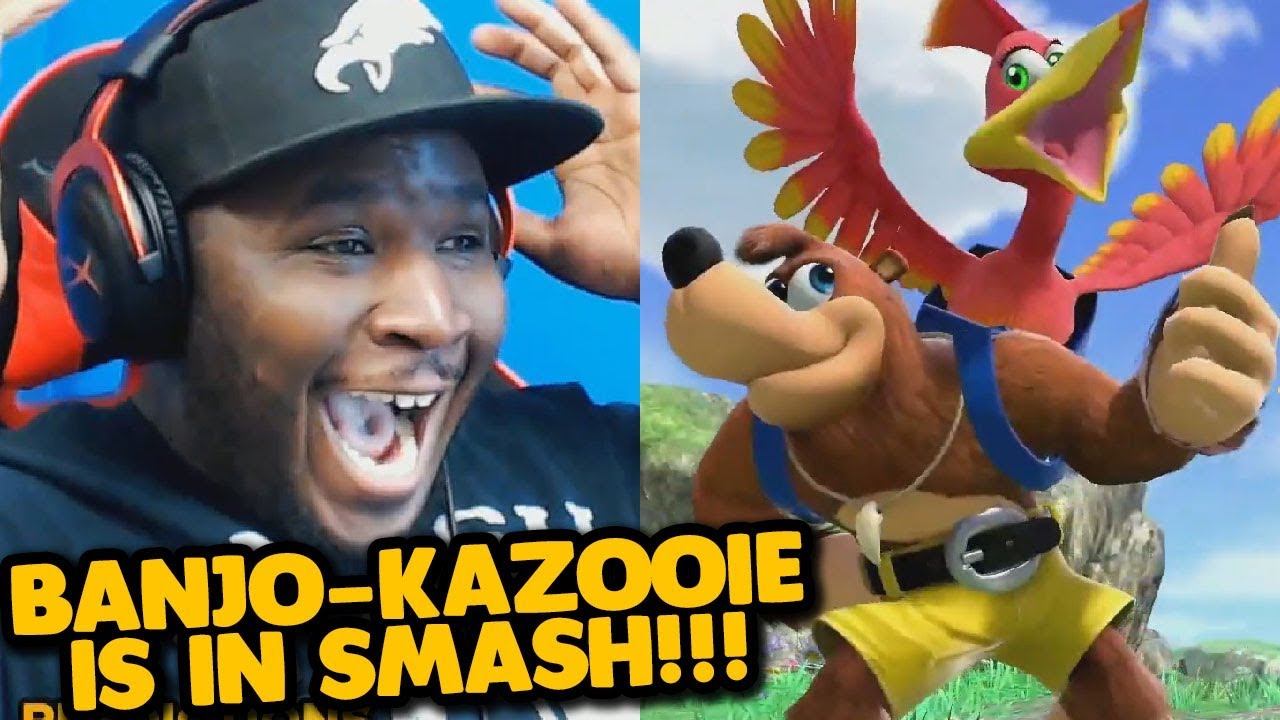 BANJO KAZOOIE IS COMING TO SMASH BROS. ULTIMATE! (LIVE REACTION)
