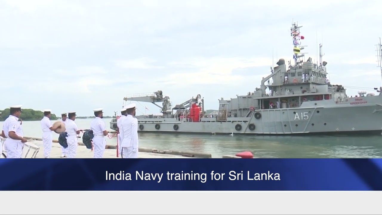 India Navy training for Sri Lanka