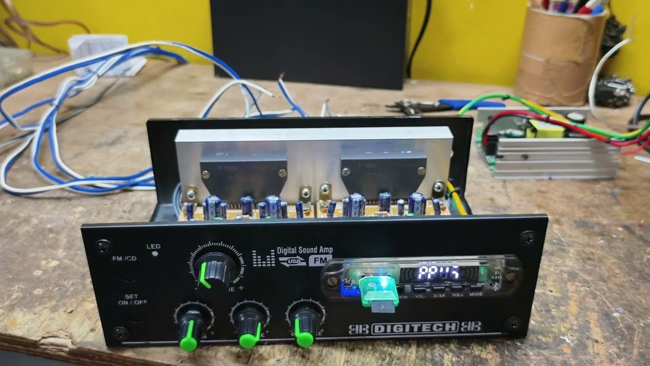 24Volt DC Lorry amplifier| 4 channel amp |#selfieaudio