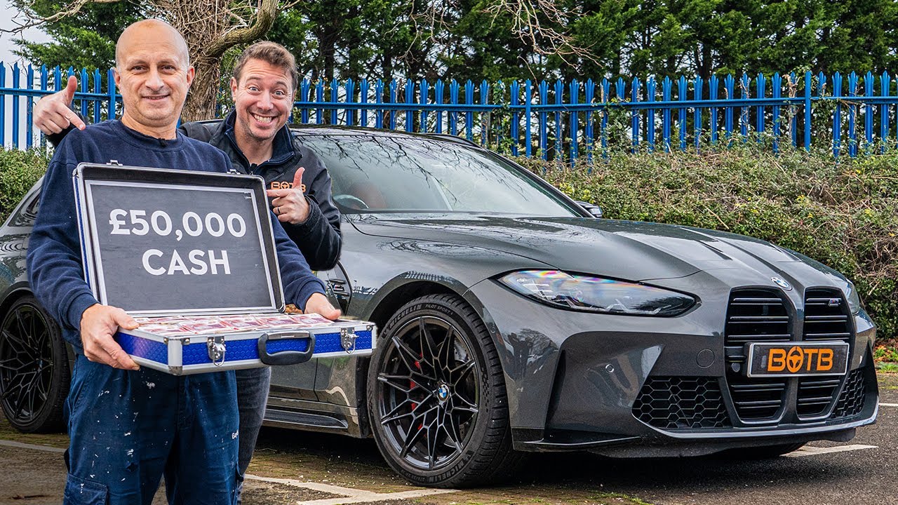 Hard Working Man Wins a &pound;88,000 BMW M3 Touring With &pound;50k In The Boot
