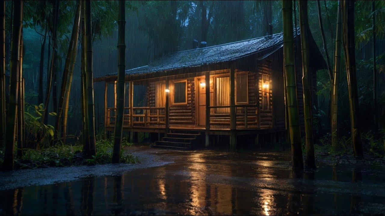 Fall Asleep Fast in 3 Minutes with Heavy Rain & Powerful Thunder | Deep Sleep Thunderstorm Sounds