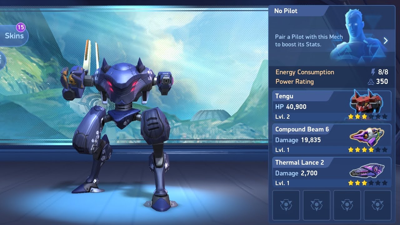 Free compound beam 6 with Tengu is pure destruction # MECH ARENA #VIRAL