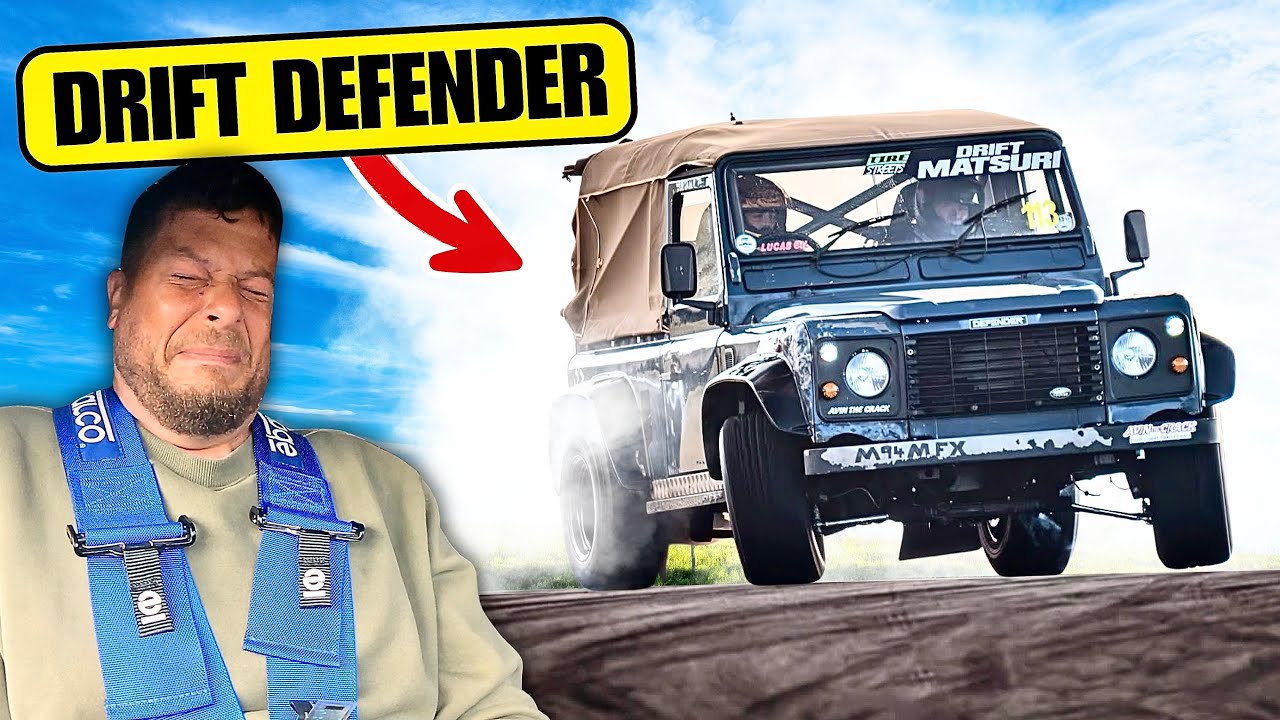 БЕЗУМНЫЙ ДРИФТ-LAND ROVER Defender с LS V8 SWAD!