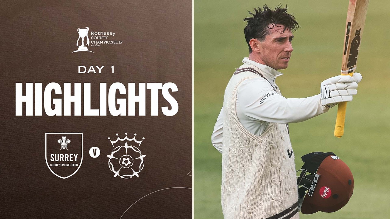HIGHLIGHTS: Dan Lawrence scores career-best 218 on Day 1 against Hampshire