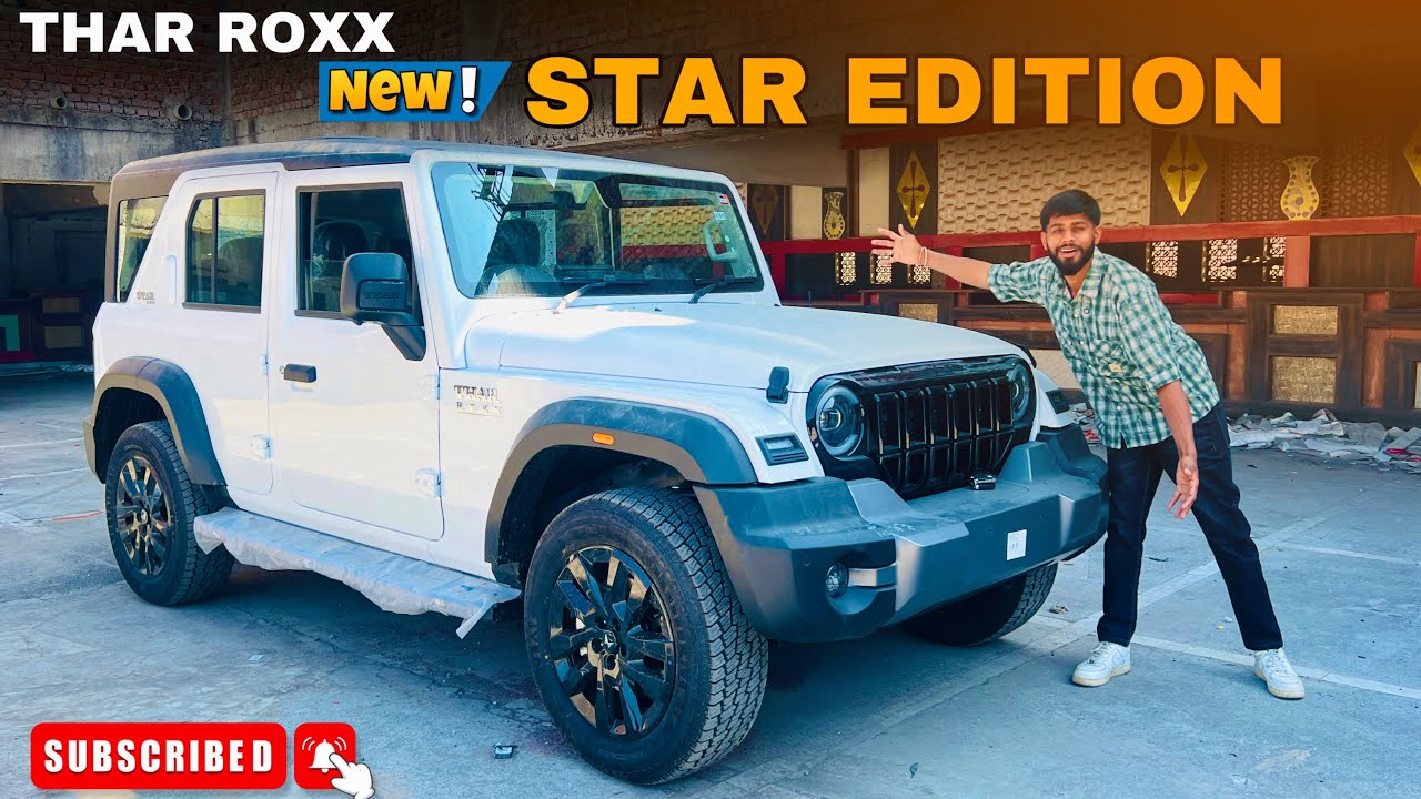 MAHINDRA THAR ROXX 2026 Star Eddition￼ 🥰!! Thar Roxx AX7  Star Eddition ￼Diesel RWD !! Bhavik Cars 