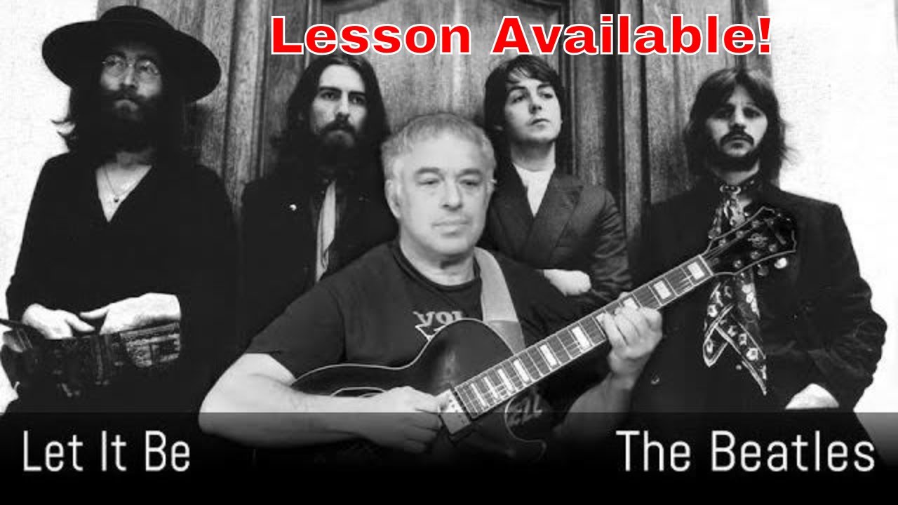 Let It Be, The Beatles, Fingerstyle Acoustic Guitar, lesson available!