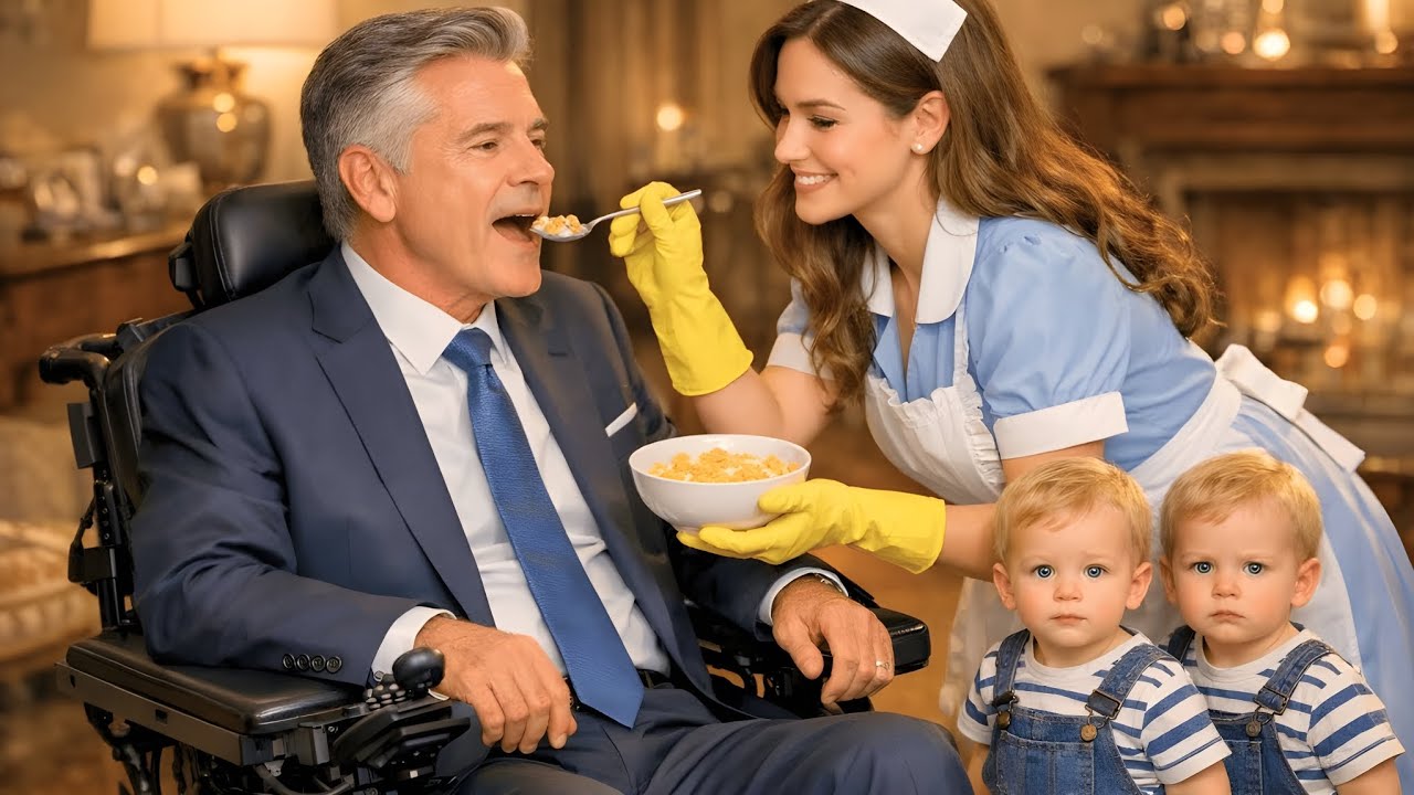 NADIE QUERÍA CUIDAR A EL MILLONARIO — HASTA QUE APARECIÓ LA NIÑERA Y SUS HIJOS