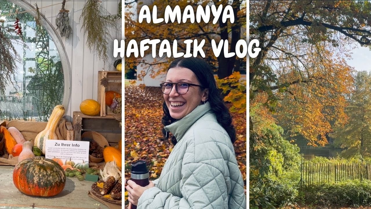 ALMANYA HAFTALIK VLOG | Almanya'da üniversite okumak ve öğrenci olarak çalışmak, dersler, üniversite