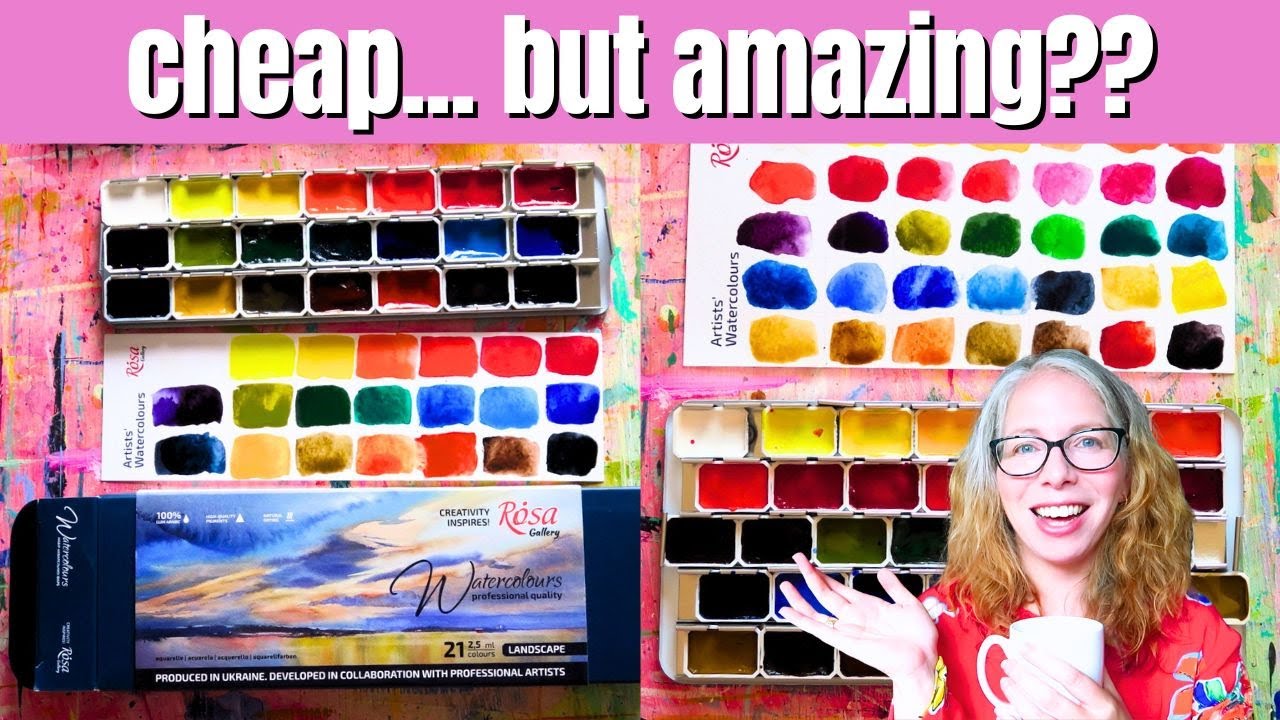 Rosa Gallery Watercolor Sets Review 🎨 Best Budget Artist-Grade Paints?