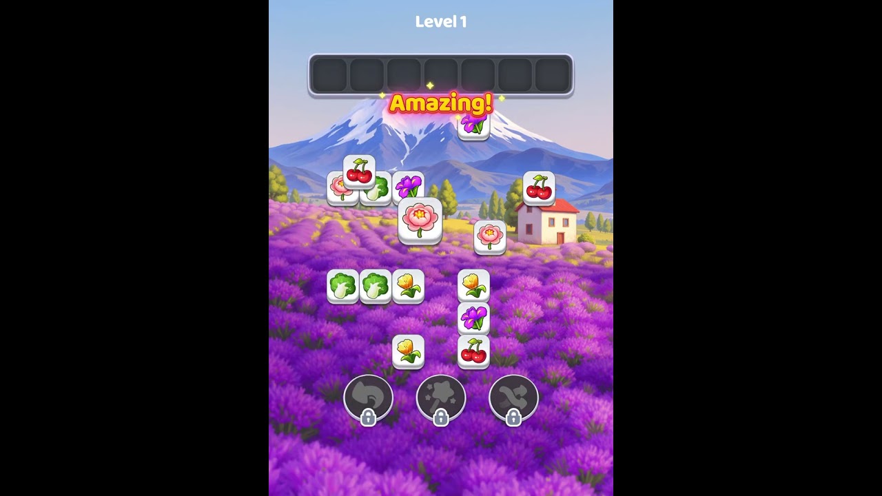 Tile explorer triple match game level 1